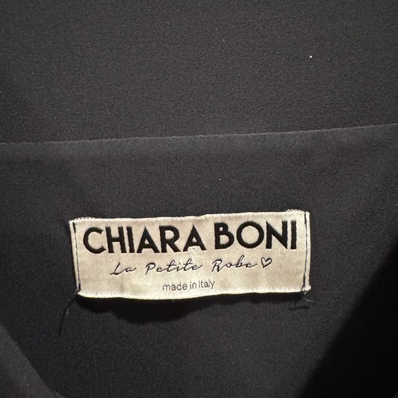 Chiara Boni black Annikette ruched draped dress - Picture 6 of 9